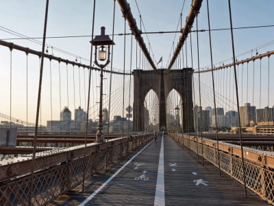Fototapete Fußgängerbereich der Brücke