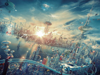 Fototapete Futurama