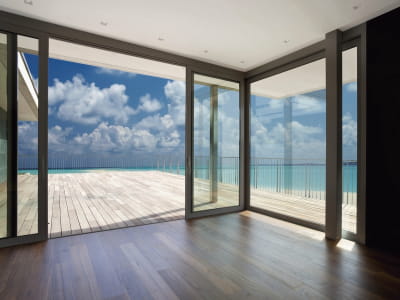 Fototapete Großes Haus am Meer