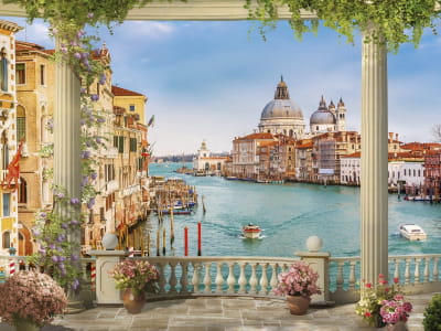 Fototapete Terrasse in Venedig