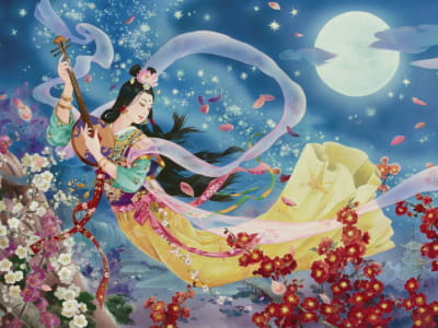 Fototapete Japanisches Mädchen