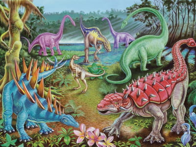 Fototapete Riesige Dinosaurier