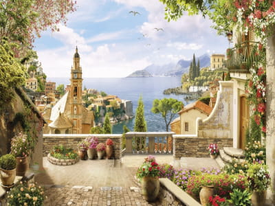 Fototapete Meereslandschaft in Italien