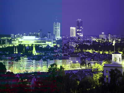Fototapete Nacht Prag