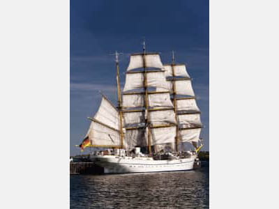 Fototapete Tolles weißes Segelboot