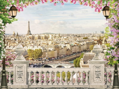 Fototapete Straßen von Paris