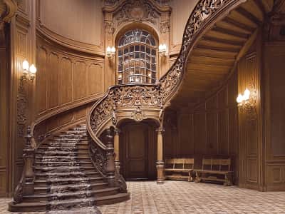Fototapete Anmutige Treppe