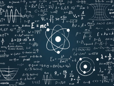 Fototapete Wissenschaftliche Formeln