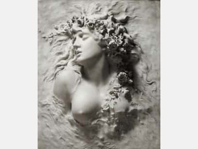 Fototapete Flachrelief-Mädchen