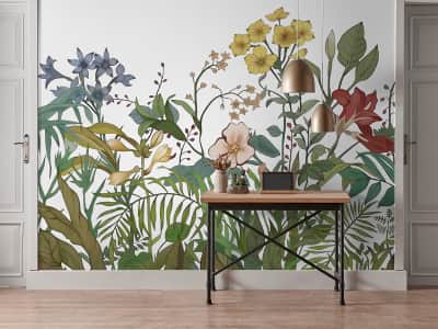 Fototapete Unbefleckte Wildblumen