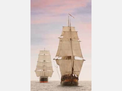 Fototapete Große Segelschiffe