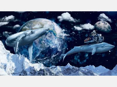 Fototapete Weltraumwale