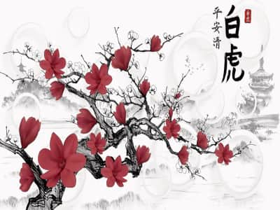 Fototapete Japanisches Motiv