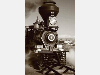 Fototapete Alte Dampflokomotive
