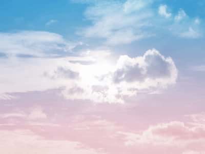 Fototapete Rosa Himmel