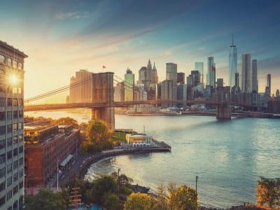 Fototapete Morgendämmerung in New York