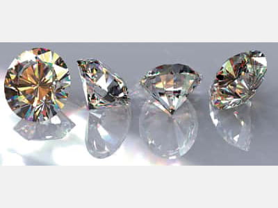 Fototapete Diamanten