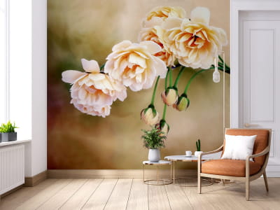 Fototapete Zarte Blumen