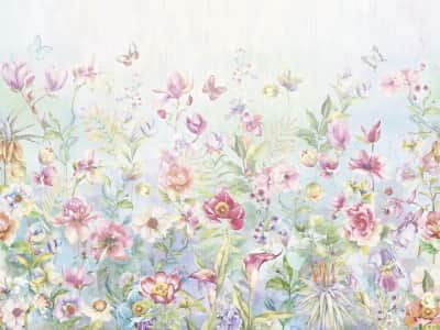 Fototapete Frühlingswildblumen