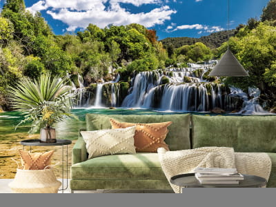 Fototapete Wunderschöner Wasserfall