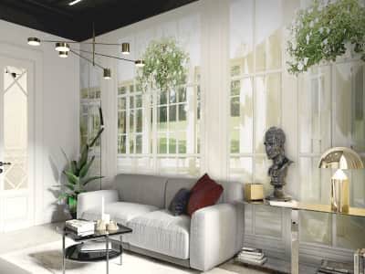 Fototapete Helle Veranda