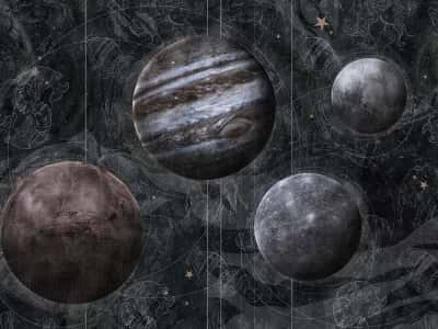 Fototapete Unbenannte Planeten