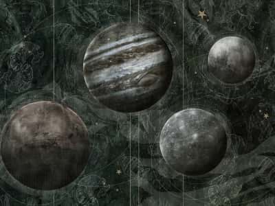 Fototapete Große Planeten