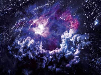 Fototapete Ferne Galaxie