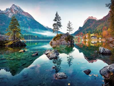 Fototapete Bayerische Alpen