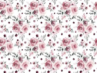 Fototapete Aquarellrosen