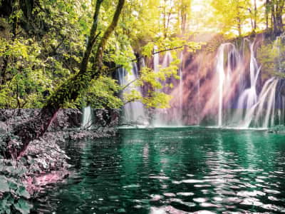 Fototapete Naturwasserfall