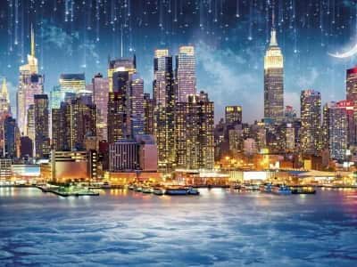 Fototapete Sternenfall in New York