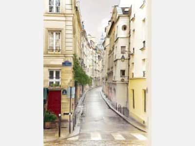 Fototapete Schmale Straße in Frankreich