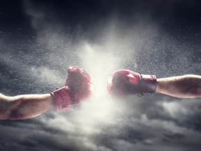 Fototapete Boxhandschuhe