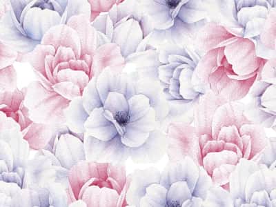 Fototapete Elegante Blumen