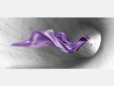 Fototapete Fliegender Stoff