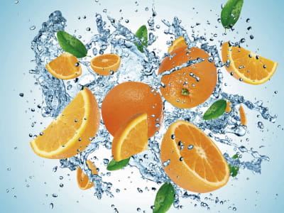 Fototapete Orangenfrische