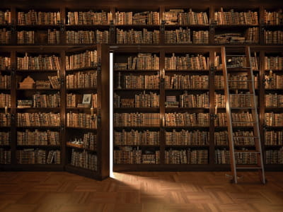 Fototapete Geheime Bibliothek