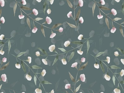 Fototapete Kleine Frühlingsblumen