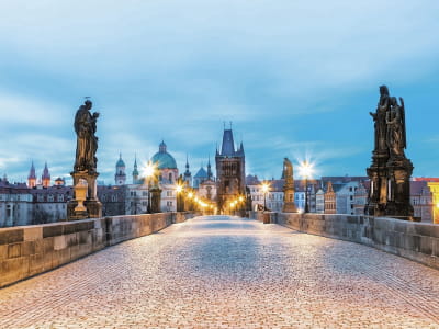 Fototapete Morgendämmerung in Prag