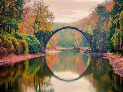 Fototapete Kromlaubrücke Deutschland
