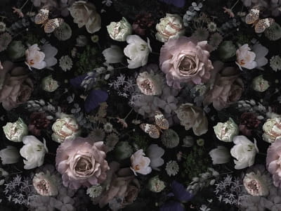 Fototapete Malerische Rosen