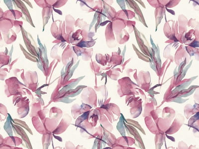 Fototapete Frische der Blumen