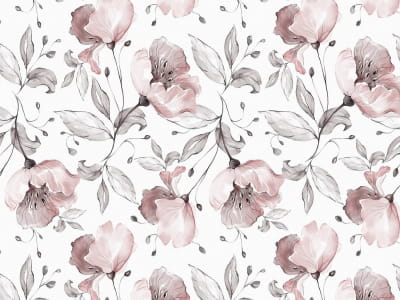 Fototapete Romantische Blumen
