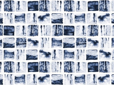 Fototapete Aquarellmosaik