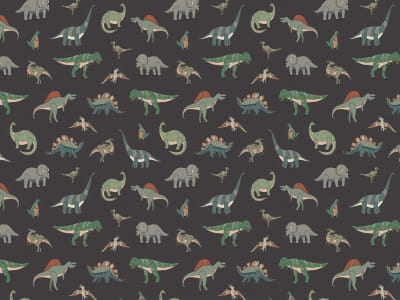 Fototapete Dinosaurier-Sammlung