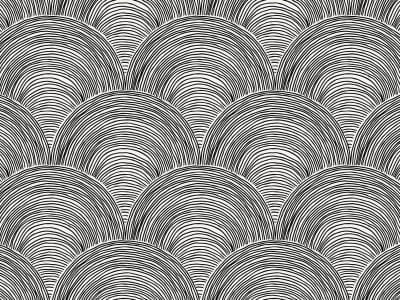 Fototapete Grafische Wellen