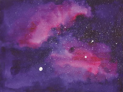 Fototapete Universum Raum