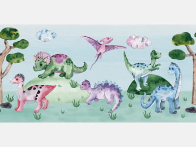 Fototapete Dinosaurier-Abenteuer