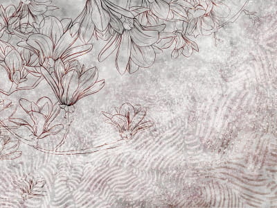 Fototapete Magnolienblüte